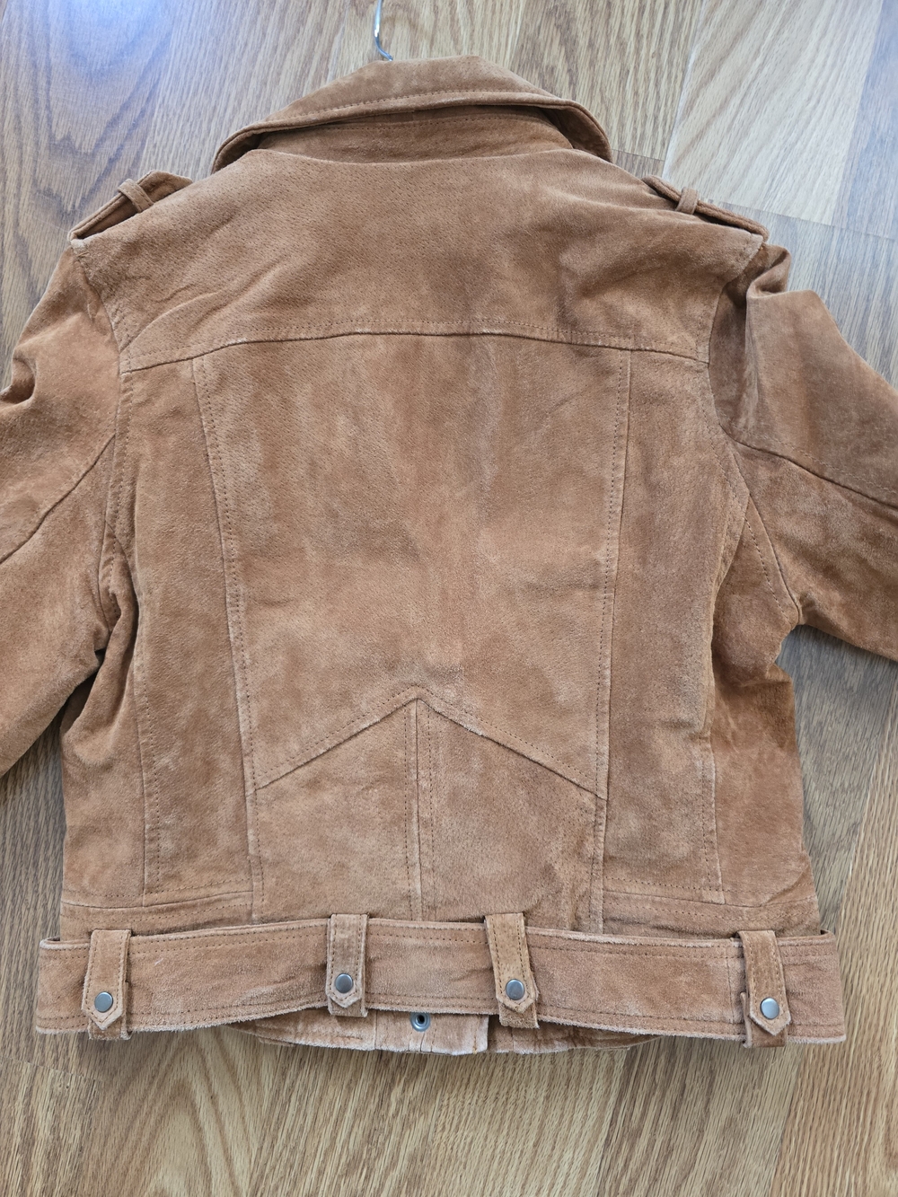 Blank NYC Suede Moto Jacket - Rust Orange. BLANKNYC Denim Morning Suede - Picture 11 of 15